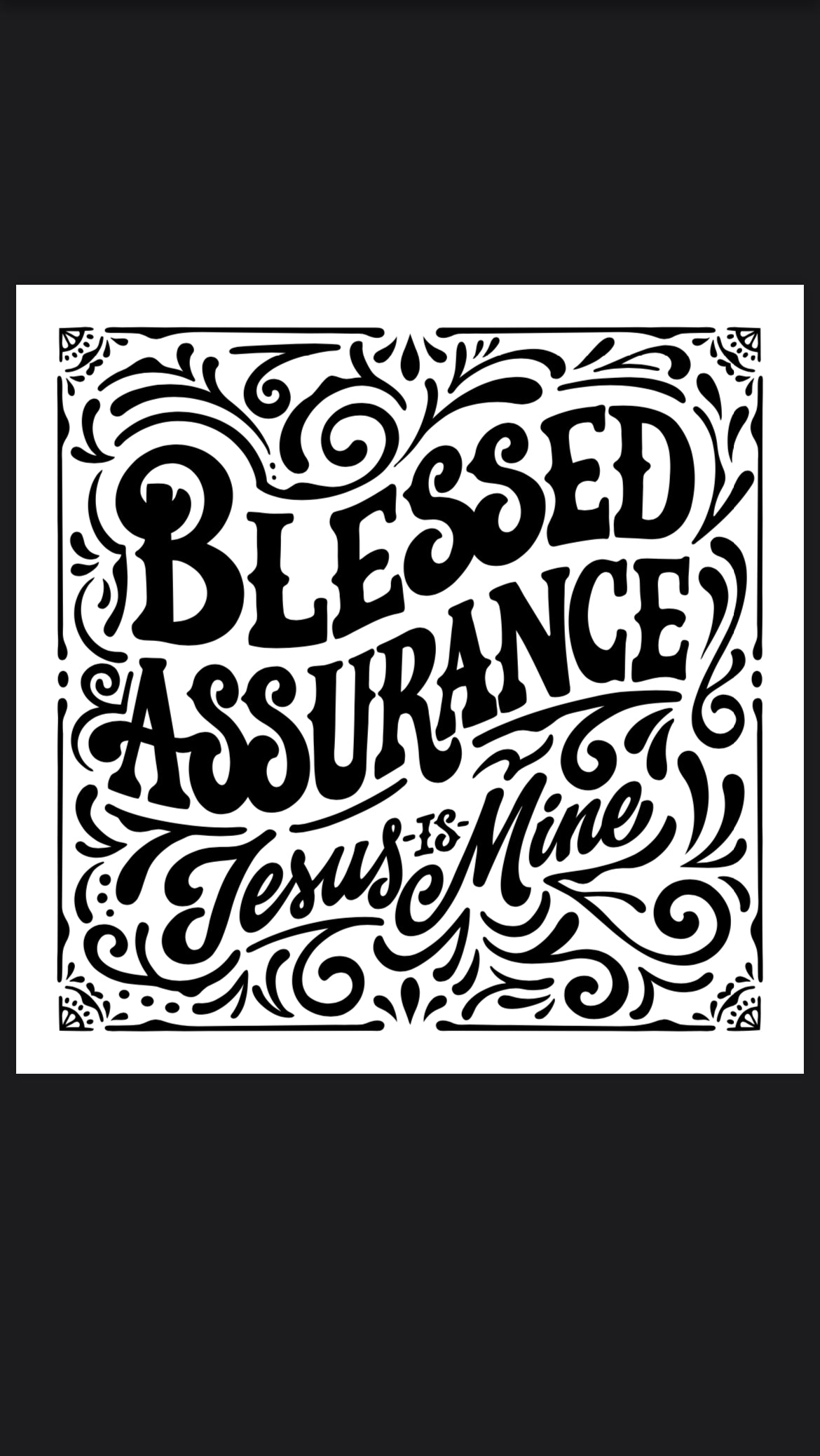 Blessed Assurance - Mens