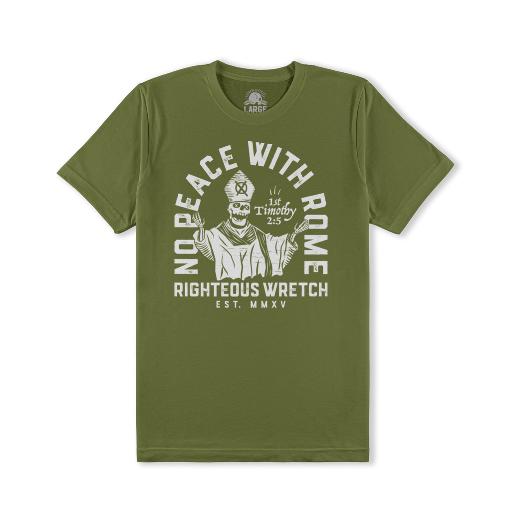NO PEACE WITH ROME - Military Green