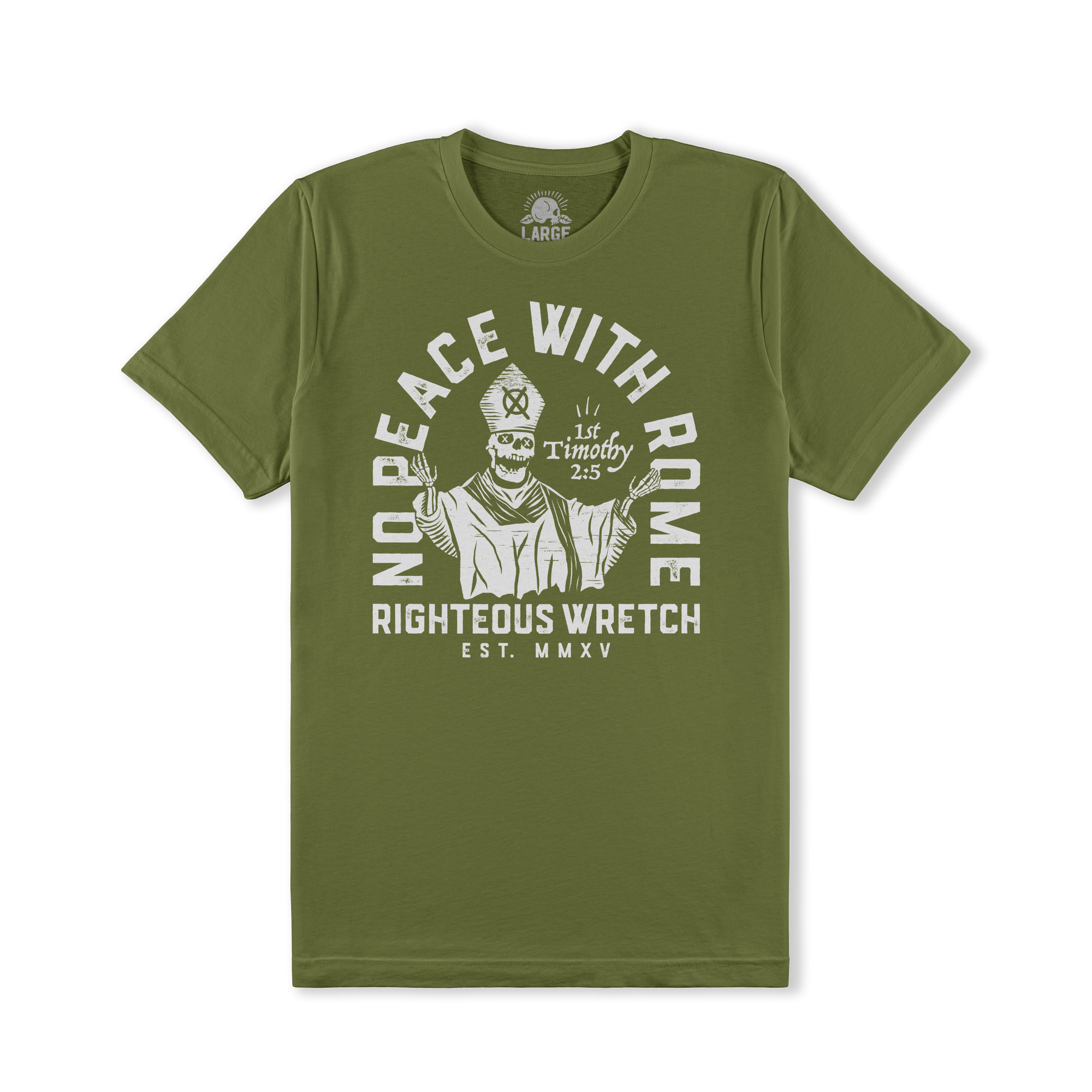 NO PEACE WITH ROME - Military Green